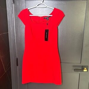 French Connection Vibrant Red Dress